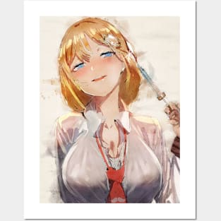 Watson Amelia Anime Watercolor Posters and Art